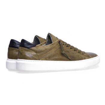 Pawelk's leather sneaker with semi-covered laces - 3