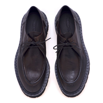Pawelk's lace-up shoes in leather with rubber sole and Norwegian stitching - 5