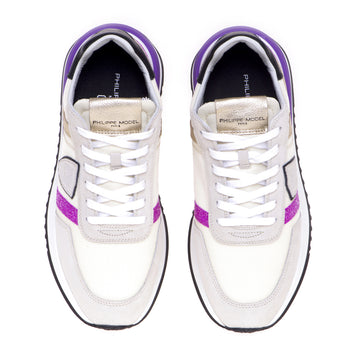 Philippe Model Tropez 2.1 sneaker in suede and fabric - 5