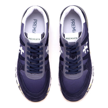 Premiata Landeck sneaker in suede and shaded fabric - 5