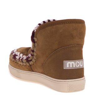 Mou Eskimo Sneaker Overstitching ankle boot in suede - 4