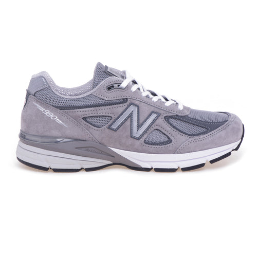 New Balance 990 v4 sneaker in suede and fabric