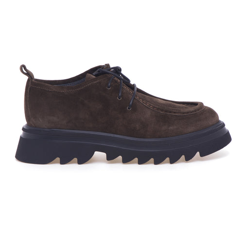 Fru.it Norwegian style lace-up shoes in suede - 1