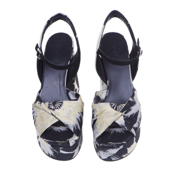 Vic Matiè sandal in floral fabric with 120 mm heel - 5