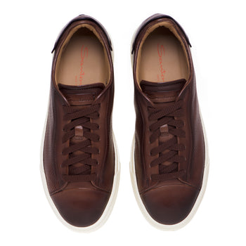 Santoni sneakers in micro-perforated leather - 5