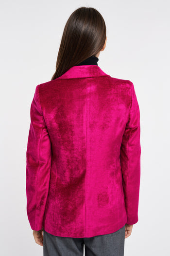 Kaos single-breasted velvet jacket with peak lapel - 5