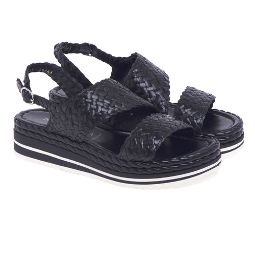 Pons Quintana double band sandal in woven leather - 2
