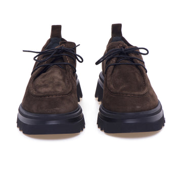 Fru.it Norwegian style lace-up shoes in suede - 5