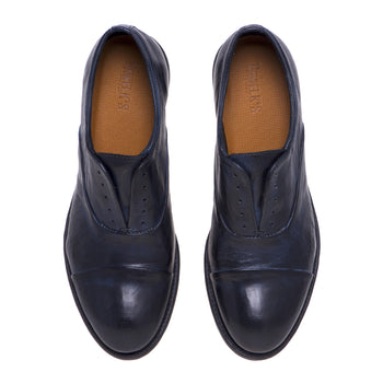 Pawelk's lace-up shoes in dipped leather without laces - 5