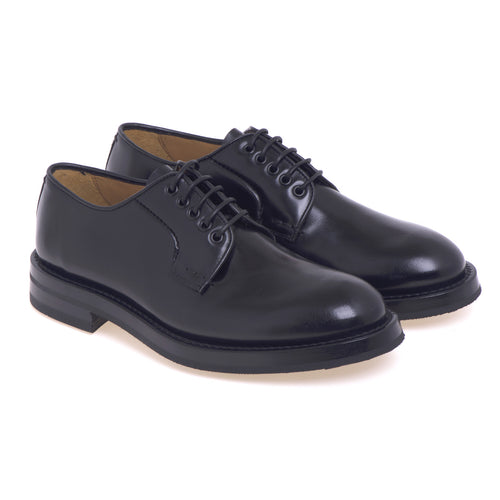 Fabi lace-up shoes in leather with rubber sole - 2