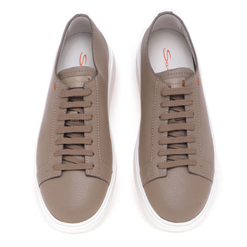 Santoni sneakers in hammered leather - 5