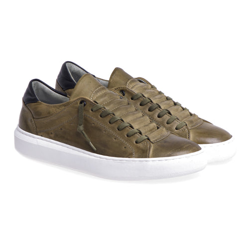 Pawelk's leather sneaker with semi-covered laces - 2