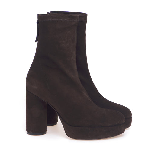 Vic Matiè ankle boot in suede with 135 mm heel and stretch upper - 2