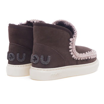 Mou Eskimo Sneaker Bold ankle boot with glitter logo - 3