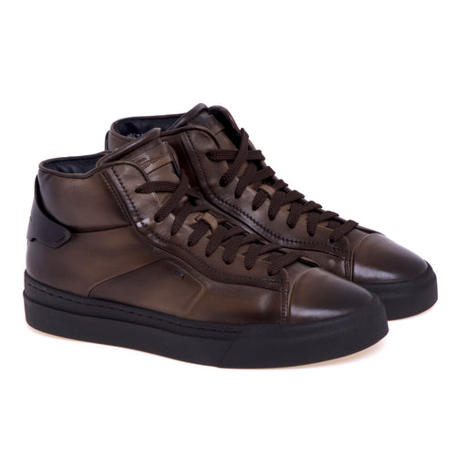 Santoni sneakers in buffered leather - 2