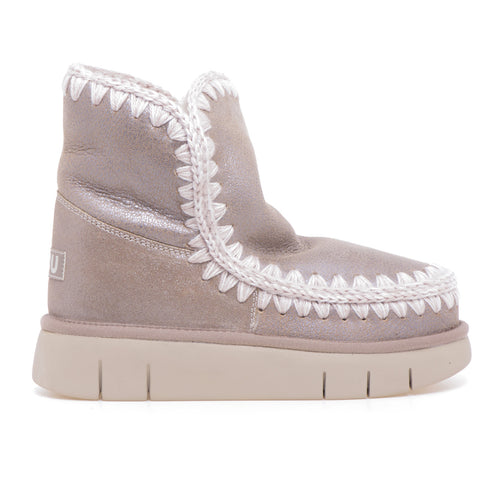 MOU Eskimo 18 Bounce ankle boot in laminated cracked leather