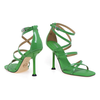 Michael Kors Imany Strappy patent leather sandal with 105 mm heel - 4