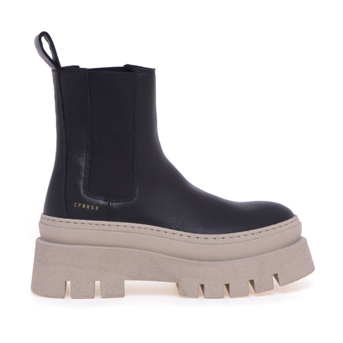Copenhagen leather Chelsea boot with maxi platform