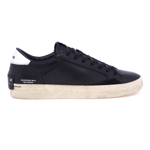 Crime London "Distressed" leather sneaker - 1