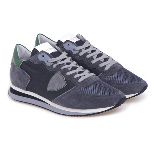 Philippe Model Trpx sneaker in suede and fabric - 2
