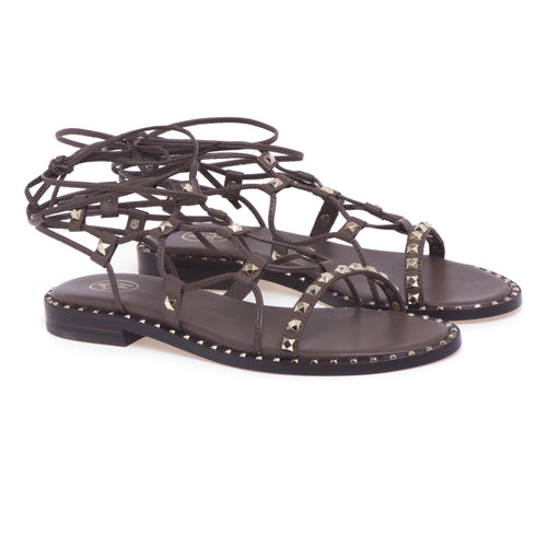 ASH "Paloma" leather sandal with studs - 2