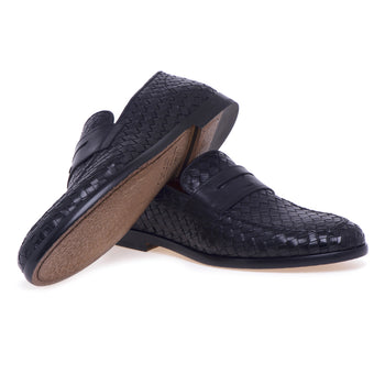 Doucal's moccasin in woven leather - 4