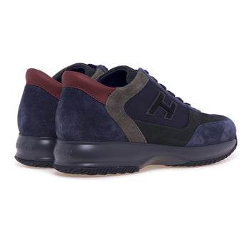 Hogan Interactive sneaker in suede and fabric - 3