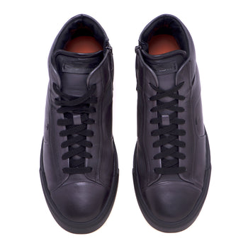 Santoni sneakers in buffered leather - 5