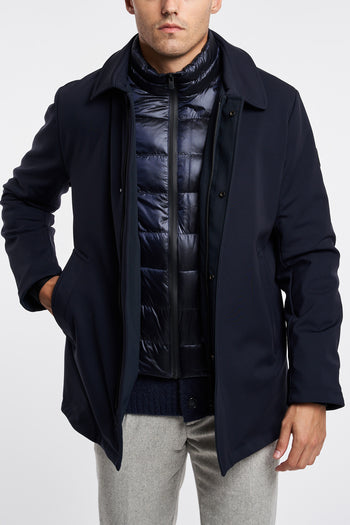 People Of Shibuya jacket with shirt collar in water-repellent and breathable technical fabric - 3