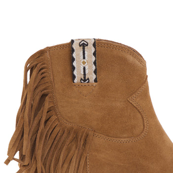 ASH Texan ankle boot in suede with fringe - 4