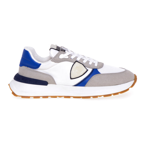 Philippe Model "Antibes" sneaker in suede and fabric - 1
