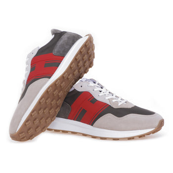 Hogan H601 sneaker in suede and fabric - 4