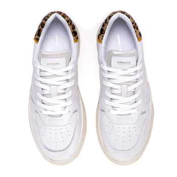 Crime London basketball sneaker in leather - 5
