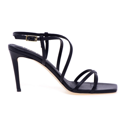 NCUB leather sandal with 85 mm heel