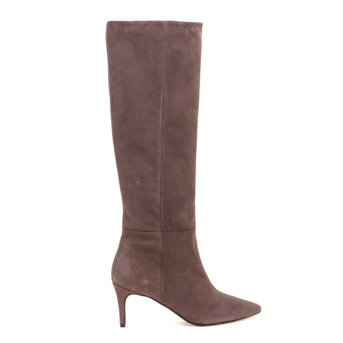 Anna F. suede tube boot with 70 mm heel - 1