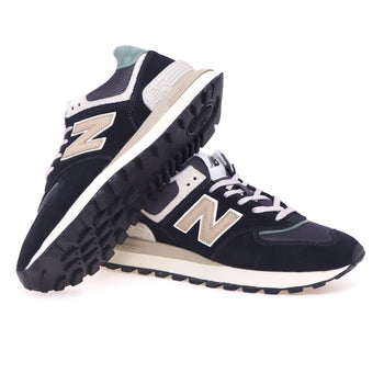 New Balance 574 Sneaker aus Wildleder und Stoff - 4