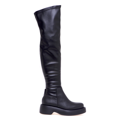 Paloma Barcelò boot in leather with stretch upper