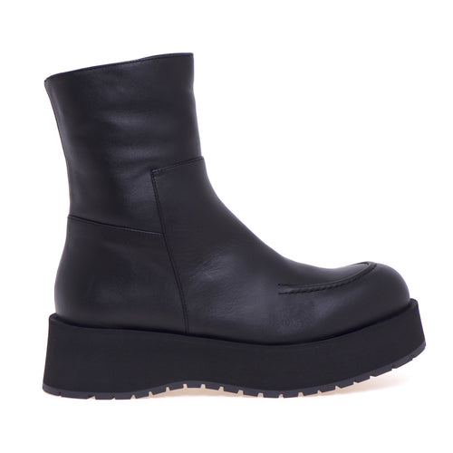Paloma Barcelò leather ankle boot with Norwegian stitching - 1