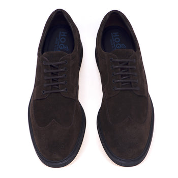 English style lace-up shoes in Hogan H576 suede - 5