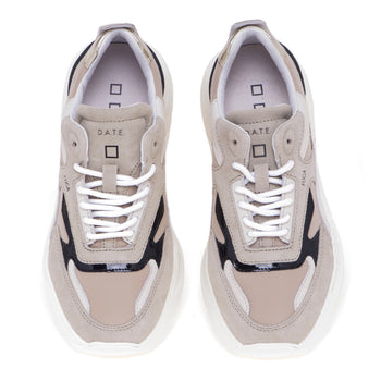DATE Fuga sneaker in suede and fabric - 5
