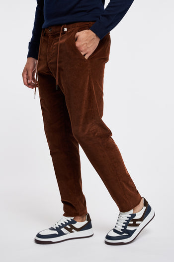 Myths chino trousers in fine ribbed velvet - 4