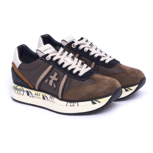 Premiata Conny sneaker in suede and fabric - 2