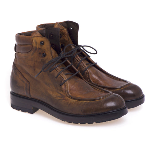 Pawelk's lace-up boot in aged leather - 2