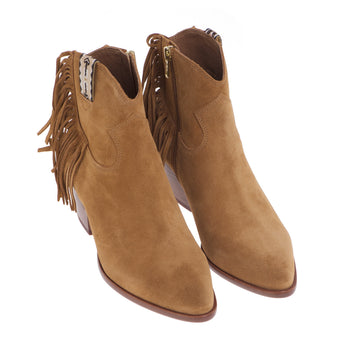 ASH Texan ankle boot in suede with fringe - 5