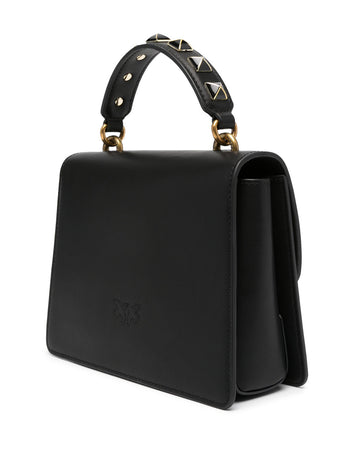 Pinko Classic Love handbag in leather with square studs - 3