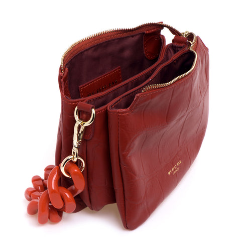 My Best Bags shoulder bag in crocodile print leather - 2