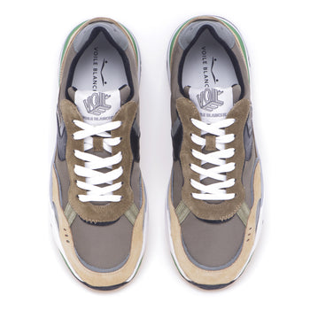 Voile Blanche Khilian sneaker in suede and fabric - 5