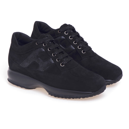 Hogan Interactive suede sneaker with "H" microdots - 2