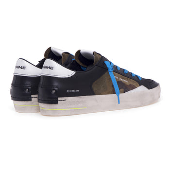 Crime London "Skate Deluxe" sneaker in leather and suede - 3