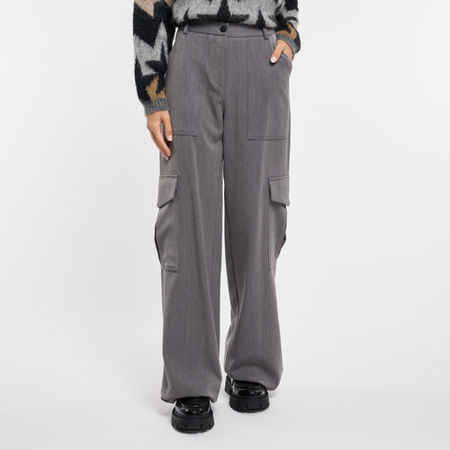 Dixie cargo trousers in poly viscose